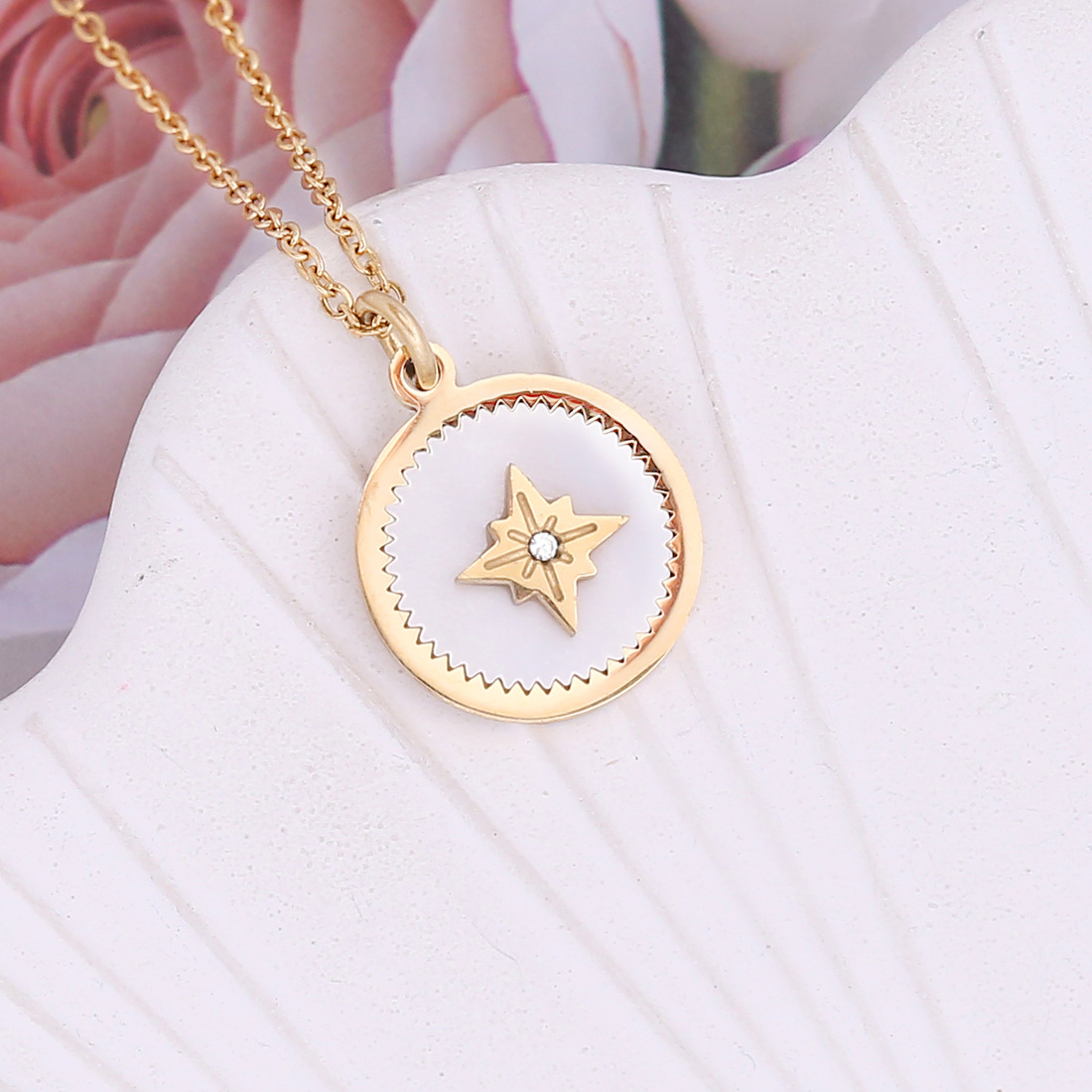 Stainless Steel 18K Gold Plated Fashion Plating Geometric display picture 5
