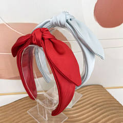 歐美跨境巴黎同款復古蝴蝶結髮箍夏季女夏頭箍髮飾高顱頂高級感