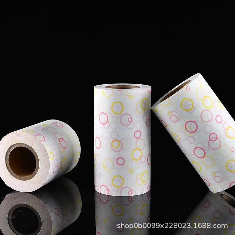 Agua de bloqueo PE Película compuesta pañales película inferior transpirable venta al por mayor Película transpirable de impresión en color de dos colores