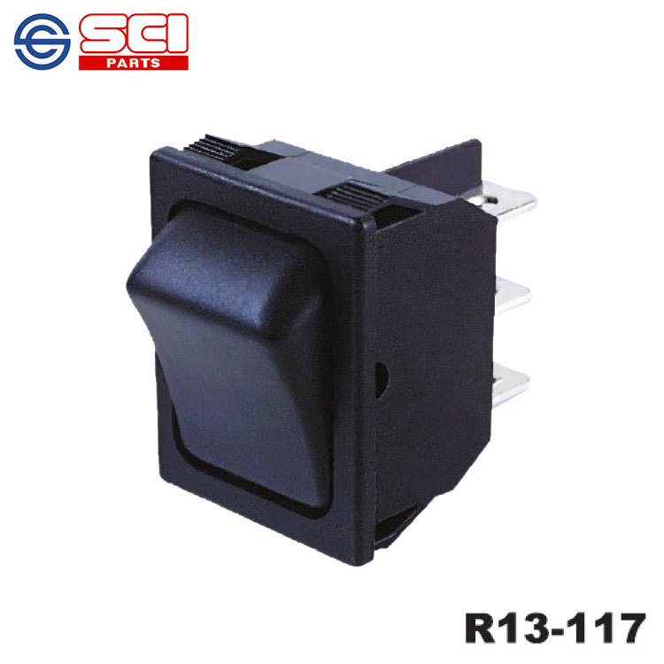 SCI新进UL ENEC VDE船型开关10A250V开孔22*30带灯R13-117B红绿黄