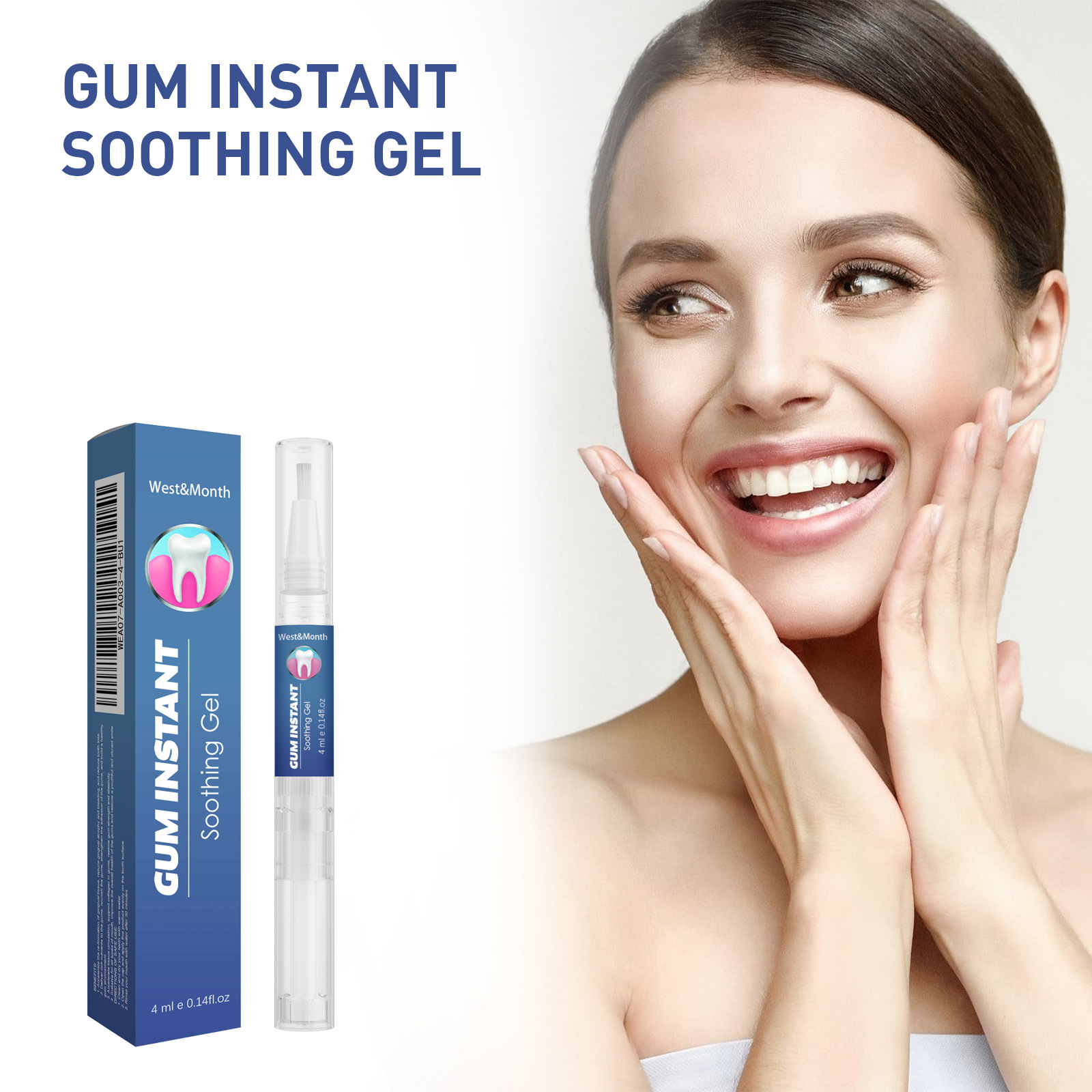 West&Month Gum Care Gel Gentle Gum Care Teeth Cleaning Oral Cleansing Gel