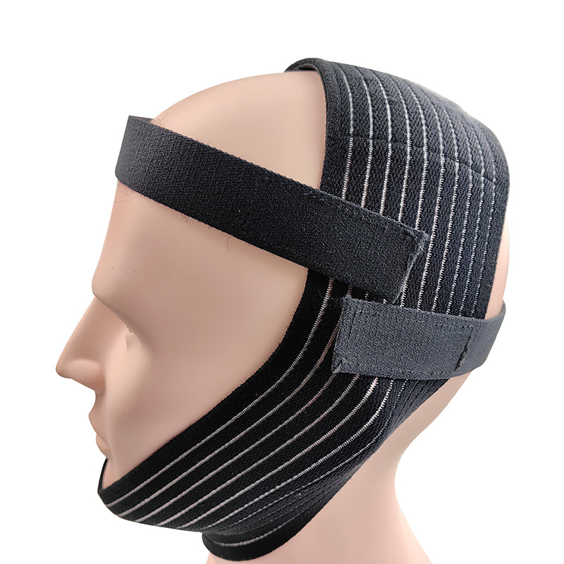 男女打鼾带托防止打鼾头带防张嘴睡眠打呼噜辅助头带呼吸下巴托