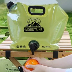 ポータブル贮水袋折りたたみアウトドアスポーツキャンプ大容量登山蛇口プラスチックバケツ厚い水袋