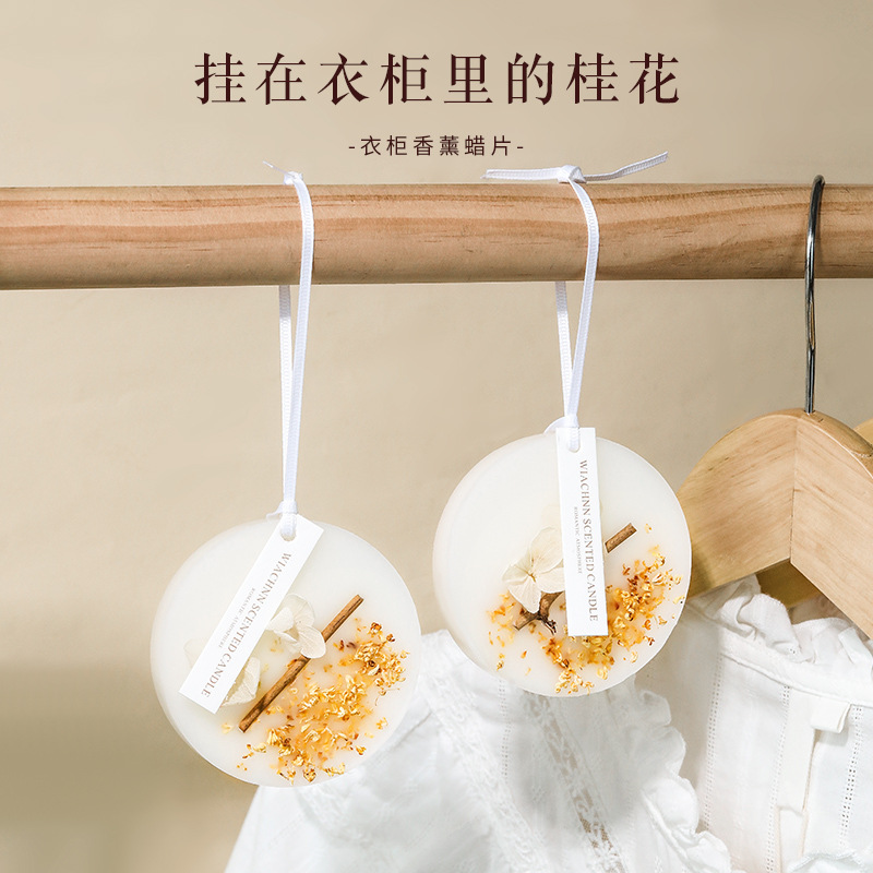 Fragancias de cera de aromaterapia de osmanthus de alta gama Fragancias de armario Fragancias de larga duración Colgante en el hogar Desodorante ambientador