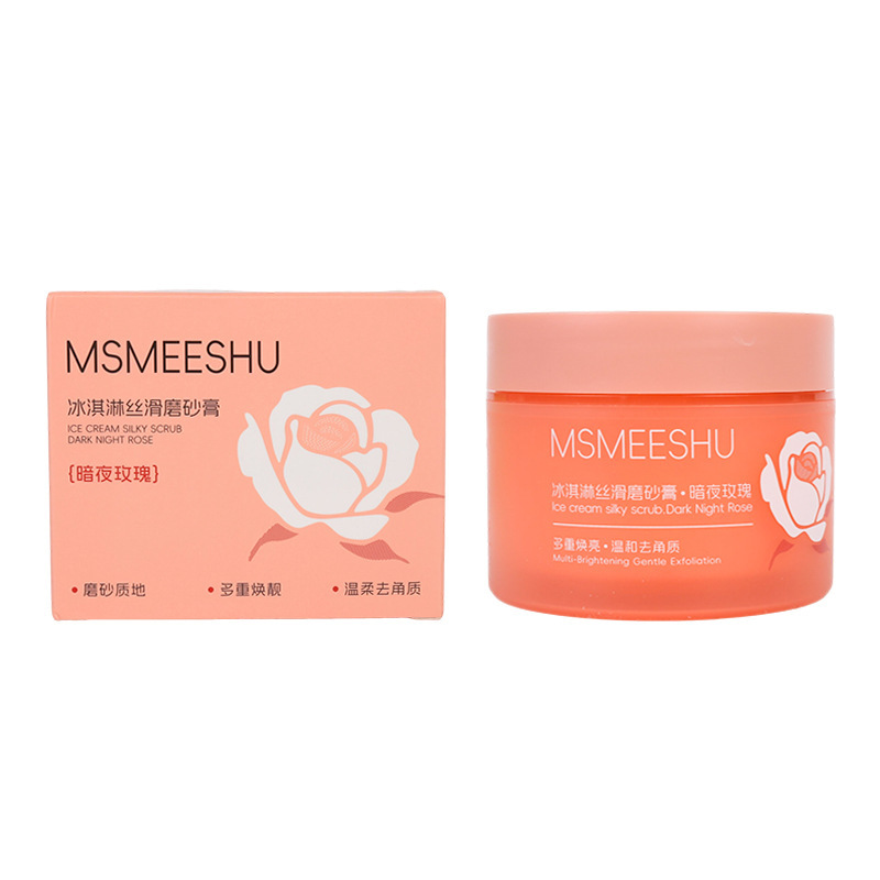 蜜束冰淇淋丝滑磨砂膏改善黯淡肌肤清洁持久留香去角质花香嫩肤女|undefined