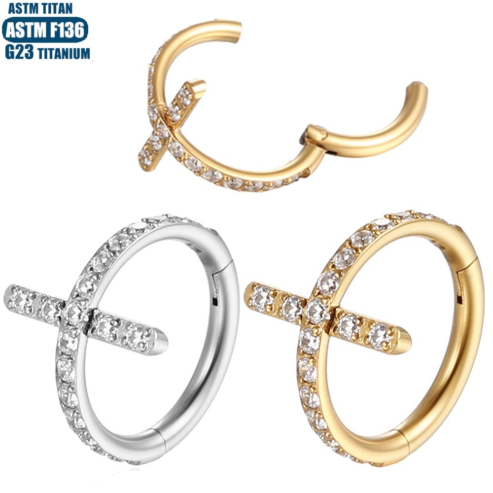 Silver pointed spike labret stud material detail