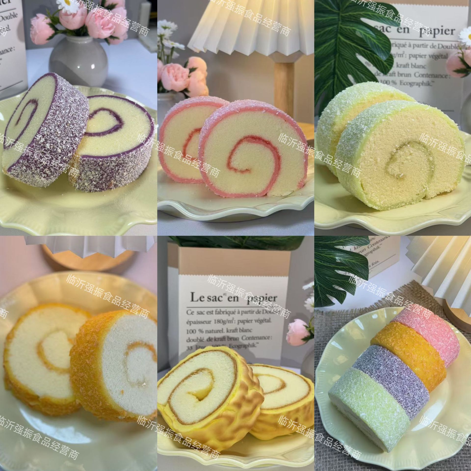 虎皮卷方块蛋糕散装6.5斤虎皮夹心糕点休闲零食甜品点心蛋糕批发