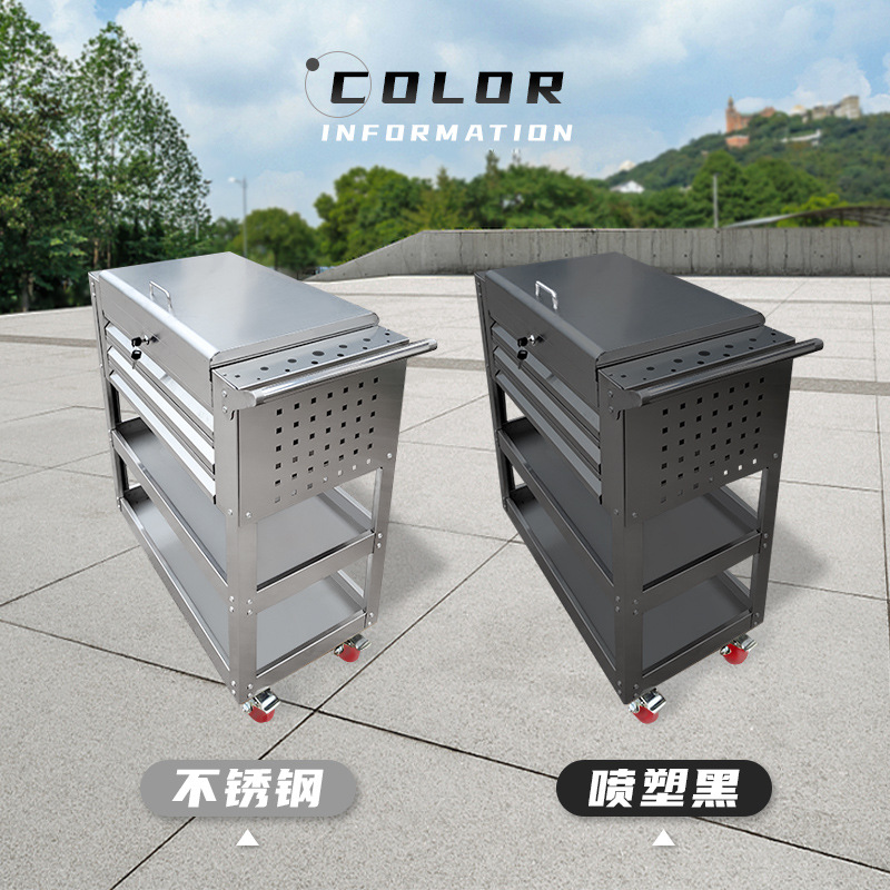 Cajón-tipo herramienta de reparación de automóviles Taller de piezas de herramientas de trabajo pesado armario Carro de almacenamiento de coches rack de almacenamiento