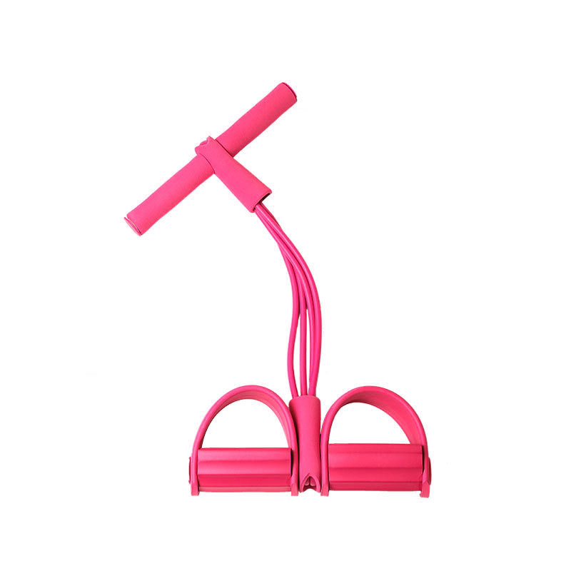 Ventas Directas de fábrica 4 tubo de tensión del pedal Dispositivo de abdominales tensión contracción cuerda yoga tensión cinturón Fitness ayuda