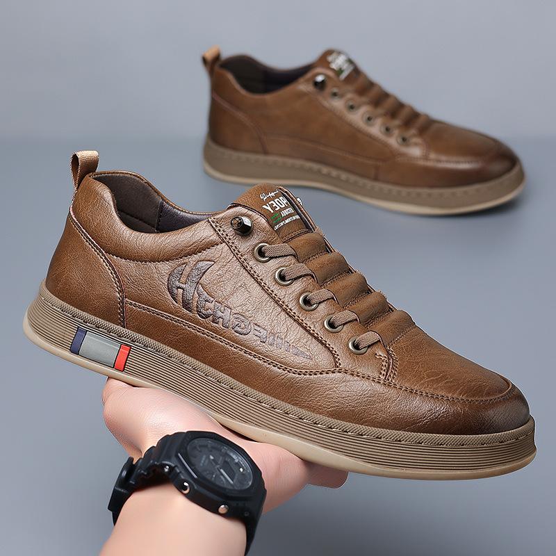 Men's shoes 2024 spring breathable sports shoes men's casual shoes trend versatile board shoes men's fashion student shoes men's