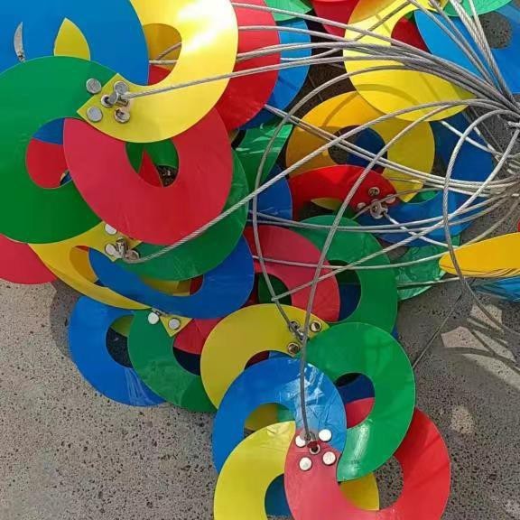 厂家批发机场驱鸟风轮驱鸟器塑料风车25CM驱鸟神器