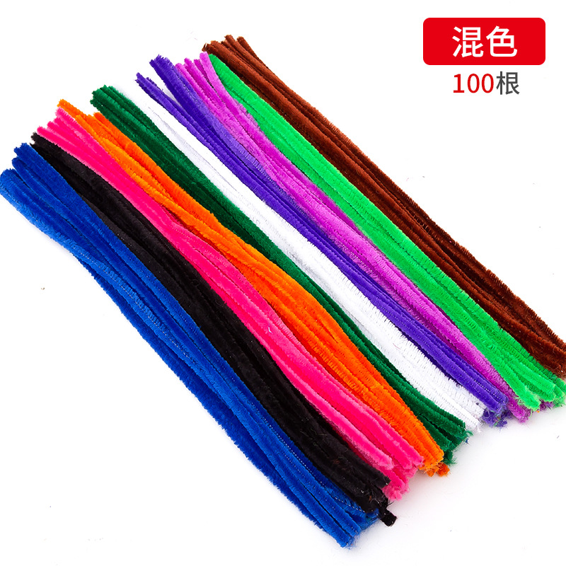 Macaron de color, raíz de pelo, cifrado, bricolaje hecho a mano, barra de torsión, venta al por mayor, juguetes para niños, paquete de material de arte