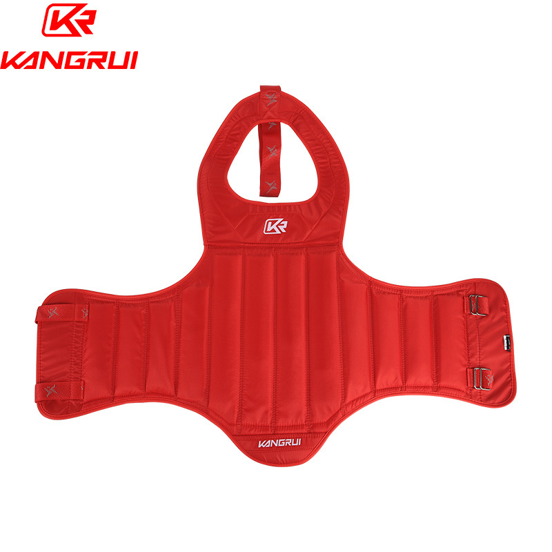 Protector de pecho de combate Sanda (paño de Oxford) Protector de pecho de boxeo Kangrui