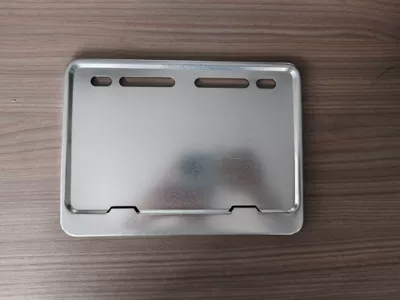 Domestic Motorcycle-Specific Aluminum License plate holder/license plate holder - silver
