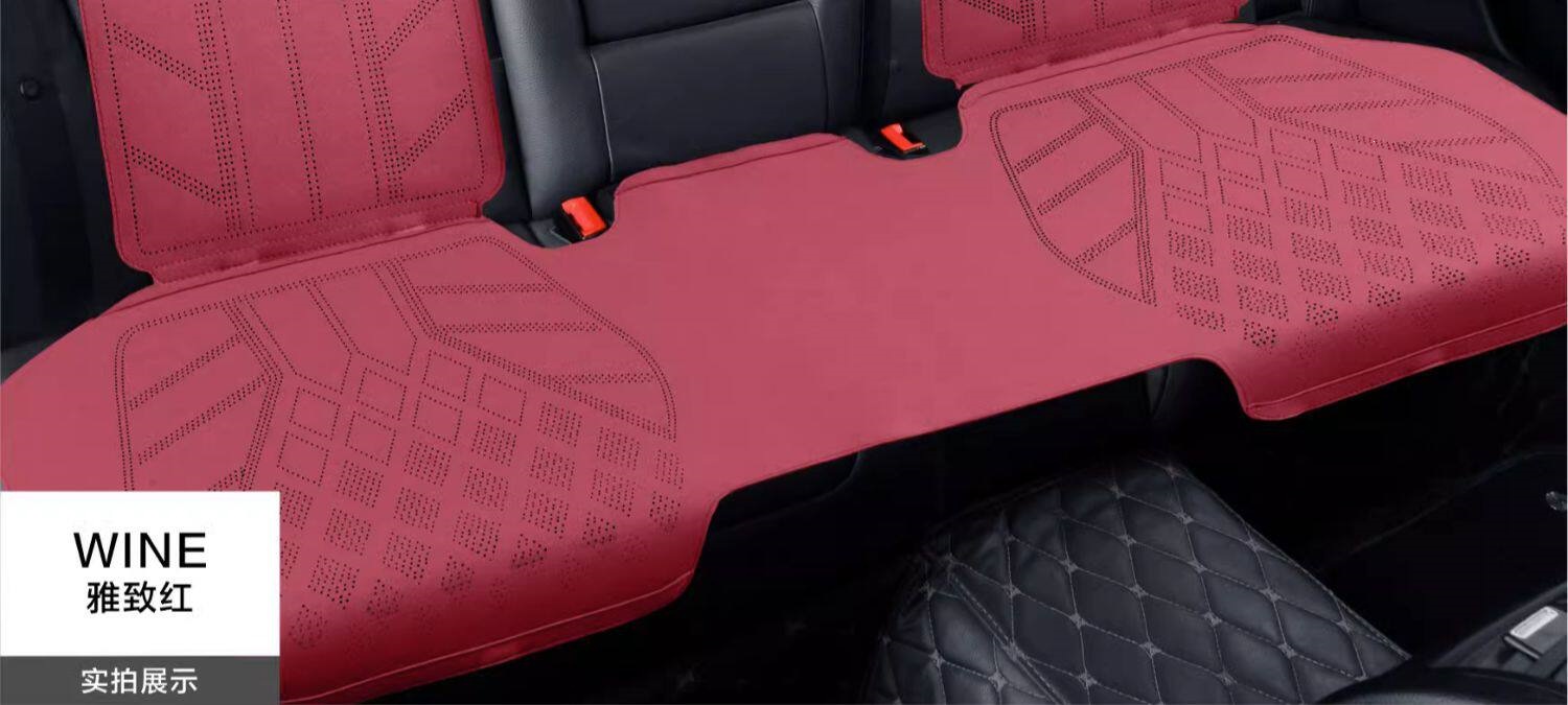 Suitable for 2026 car seat cushions, universal for all seasons, suede leather seat cushion, high-end saddle pad, suede seat cover for summer