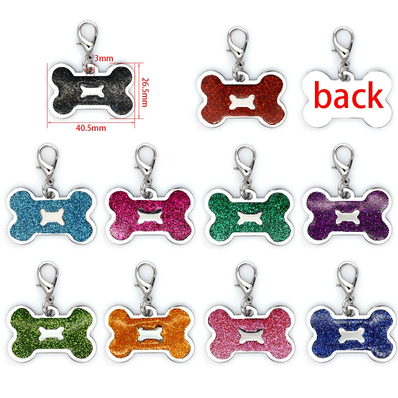 Бирка Собаки 10 Цветов Бирка Любимчика Собаки Бирка Идентификатора Новая Бирка Любимчика Собачья Кость Симпатичный Бирка Любимчика