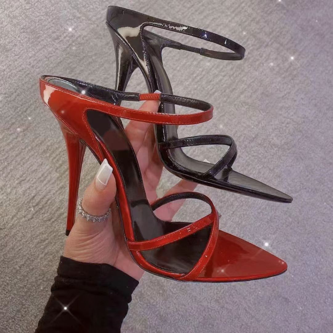 European And American Style High-End Sandals For Women 2025 Summer Hot Trend Sexy Ultra High Heels Outdoor Single Shoes_vogvips.com