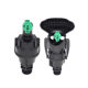 Garden Quick Adjustable Irrigation Water Bird Sprinkler 360 Degree Automatic Rotation Agricultural Dusting Sprinkler Water Irrigation Tool
