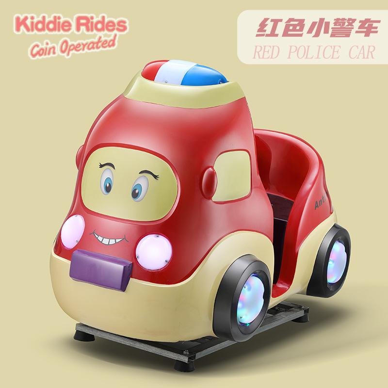 Nuevo carro de fibra de vidrio para niños aviones eléctricos motocicletas de policía carro de agitación de juegos de ciudad máquina de juego de monedas
