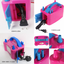 亚马逊双孔电动打气球机110V/220V打气球工具打气泵工厂批发