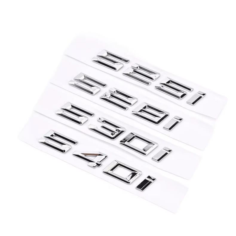 Suitable for 18-23 Bmw New Model Car Logo Stickers 520I 525I 528I 530I 535I 550I Displacement Tail Stickers