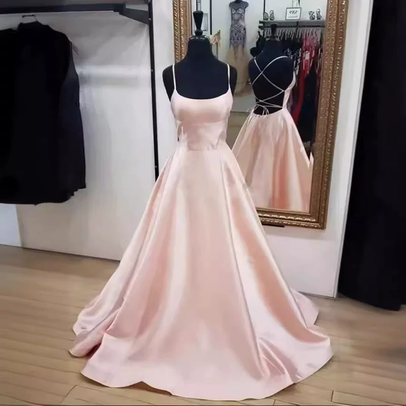 Long elite elegant evening dress, lifting effect