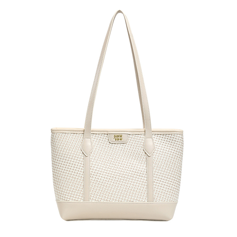 Bolsa de moda coreana de alta capacidad bolsas de ropa casual 2026 nueva nicho Zhongzhong bolsas de hombro tejidas
