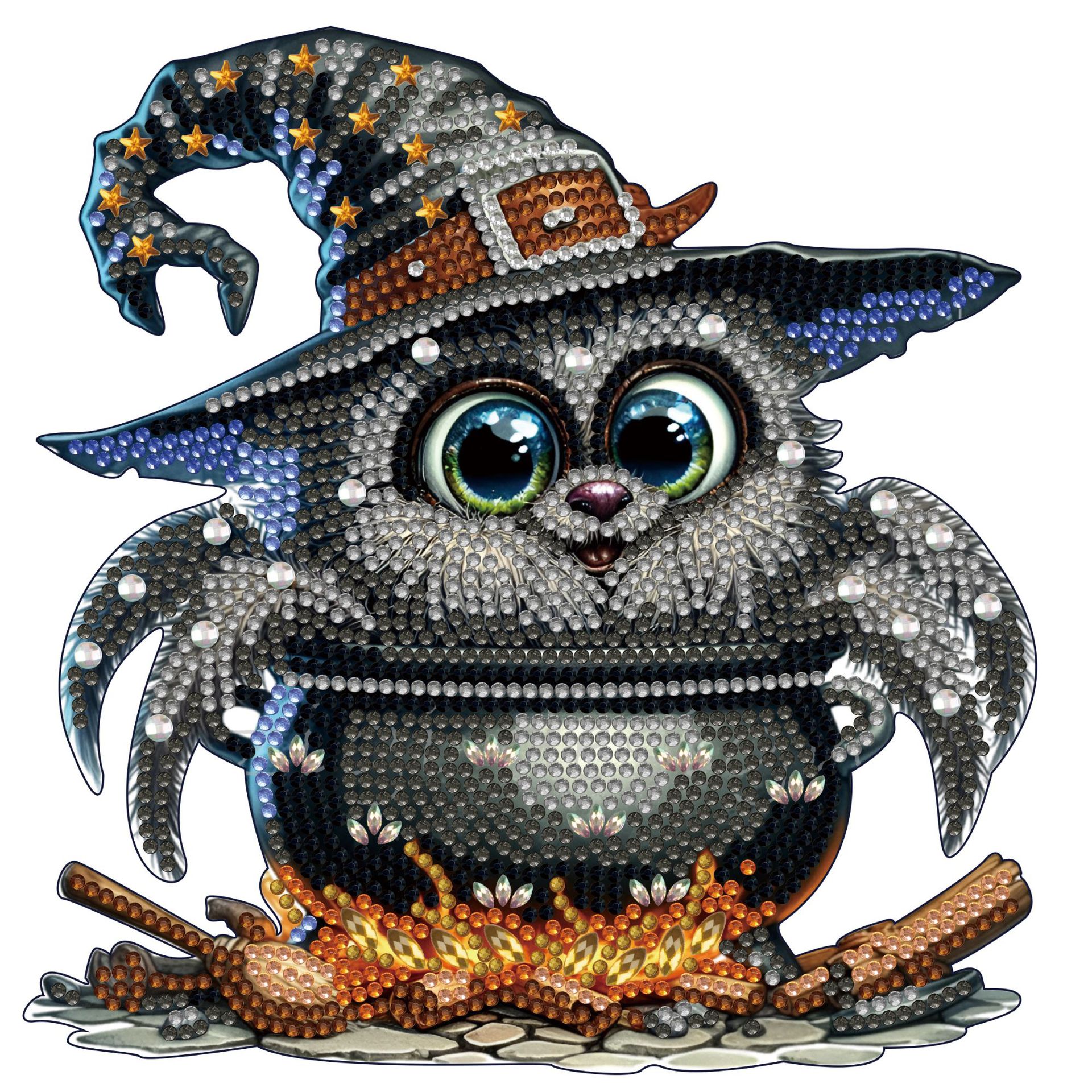 Pintura de diamantes 5D transfronteriza hecha a mano DIY, adorno de juguete de cartón tridimensional, dinosaurio de dibujos animados, pintura de diamantes para niños.