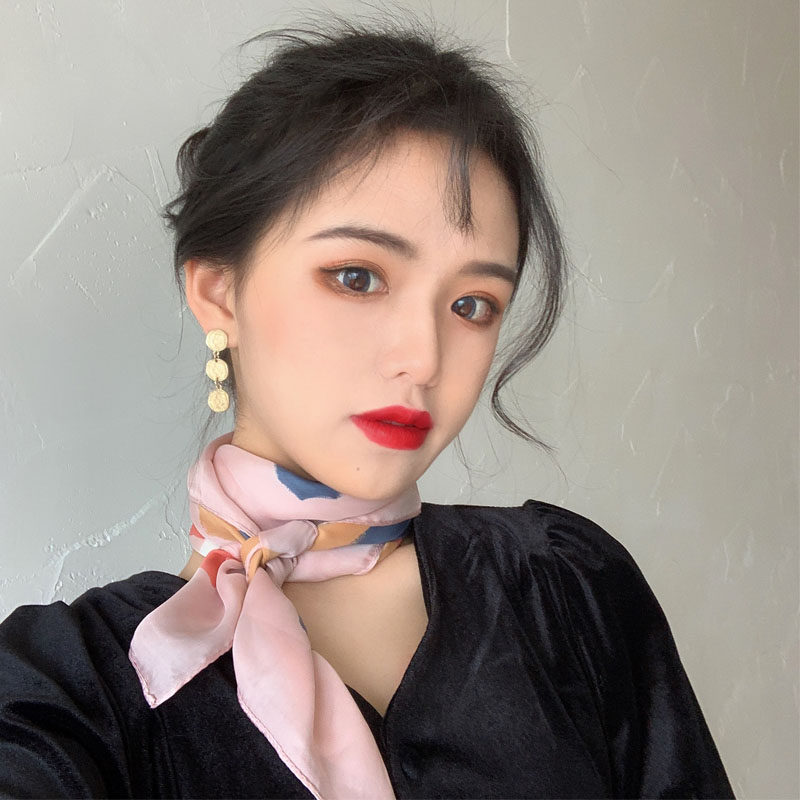 智贝SKU图_15丝巾小方巾那女长条领巾百搭春秋薄款围巾长