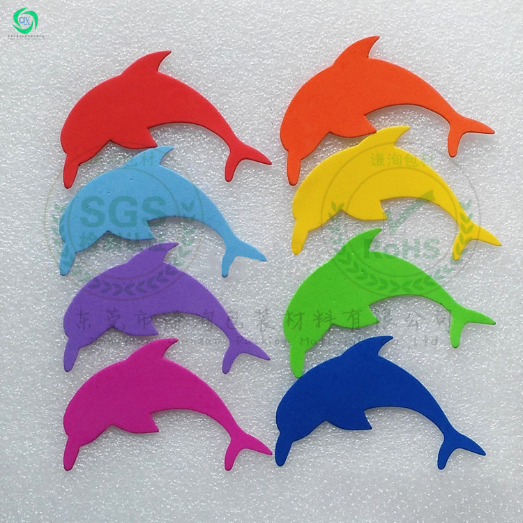 厂家直销 儿童彩色EVA贴片 礼品贴片 泡沫贴 彩色花朵 贴纸