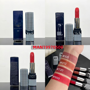 Cross-border version of Di Lan Jin Qiandao Ge Ao 100 999 312 720 velvet matte matte white lipstick