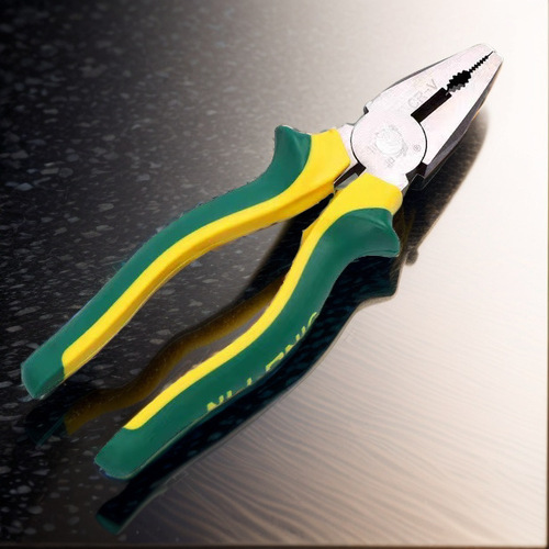 Multi-functional pliers with a frog handle, industrial-grade 8-inch chrome vanadium steel household wire stripper 