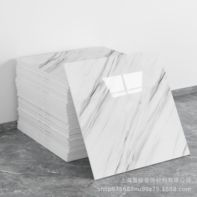 跨境出口批发30*30cm 仿瓷砖大理石纹自粘墙壁纸护墙板铝塑板贴纸|undefined