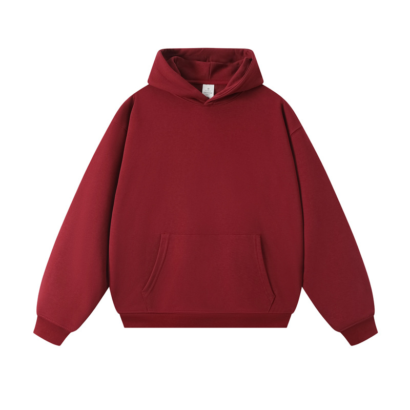 Felpa con cappuccio unisex pesante - Spugna spazzolata 380 g/m² in 13 colori | Felpa streetwear oversize con spalle scese_voghion.com