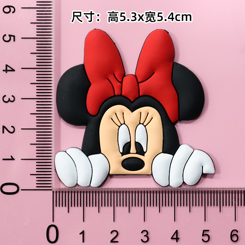 大小ミッキーミニーミッキーマウス DIY 漫画装飾アクセサリー携帯電話ケースパッチ下駄スリッパバックルステッカー|undefined