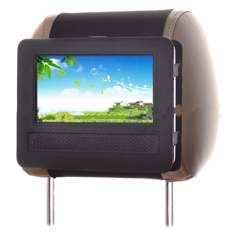 Amazon nuevo coche de goma bolsa de DVD de 9 pulgadas de gama alta de 9 pulgadas Bolsa de almacenamiento de DVD del coche Funda de cuero del coche