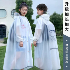 新型子供用レインコートはカバンを持っています。