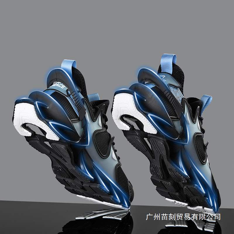 Spring and Summer Men's Sports Shoes, Blade-Soled Trendy Shoes, High-Quality Men's Shoes, Youth Casual Running Shock-Absorbing Mesh Shoes Spring and Summer Men's Sports Shoes, Blade-Soled Trendy Shoes, High-Quality Men's Shoes, Youth Casual Running Shock-Absorbing Mesh Shoes
