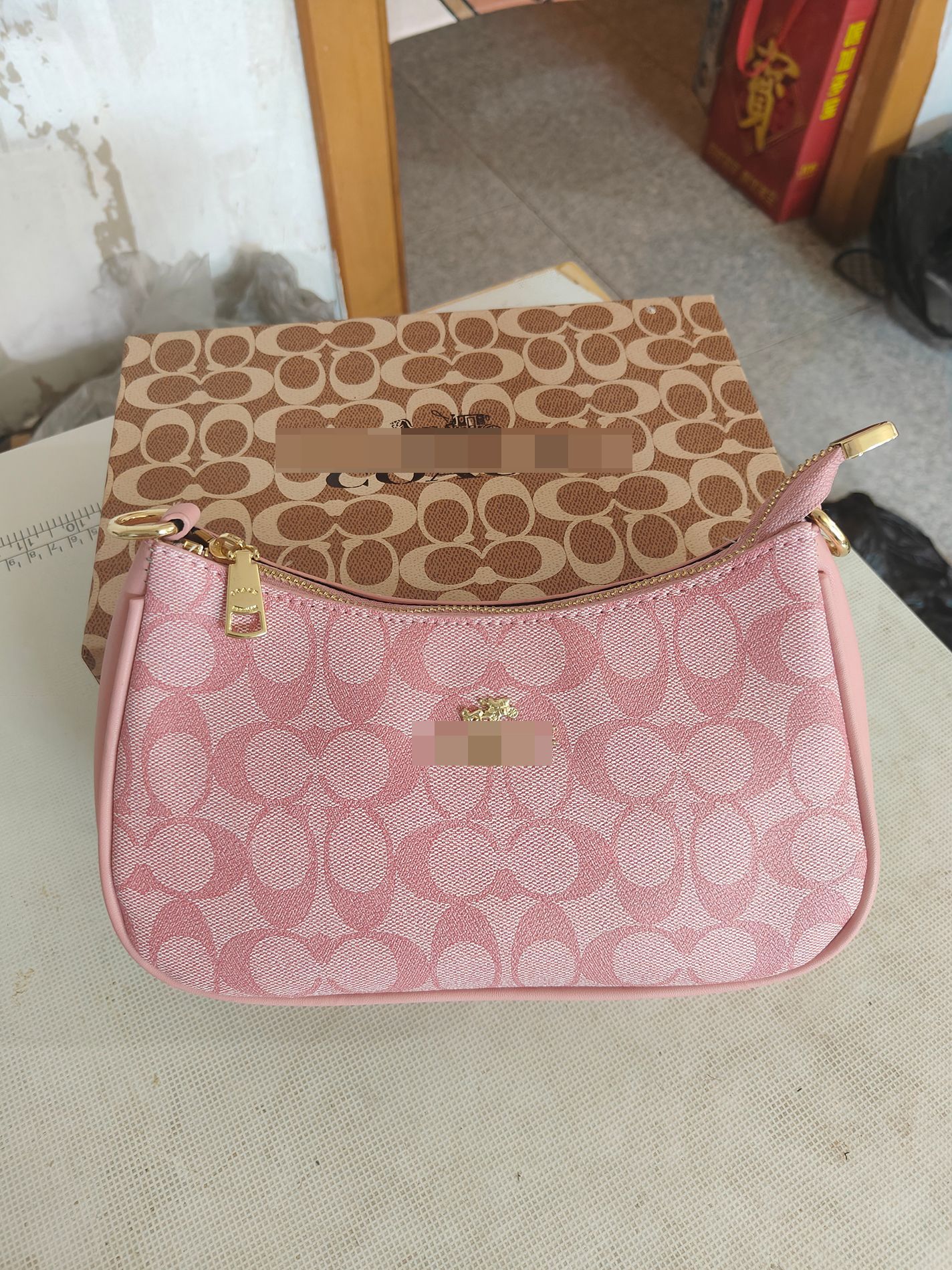 2025 nuevo bolso de media luna de fábrica original Kouc bolso de mujer bolso de brazo de moda de hombro portátil bolso de mahjong