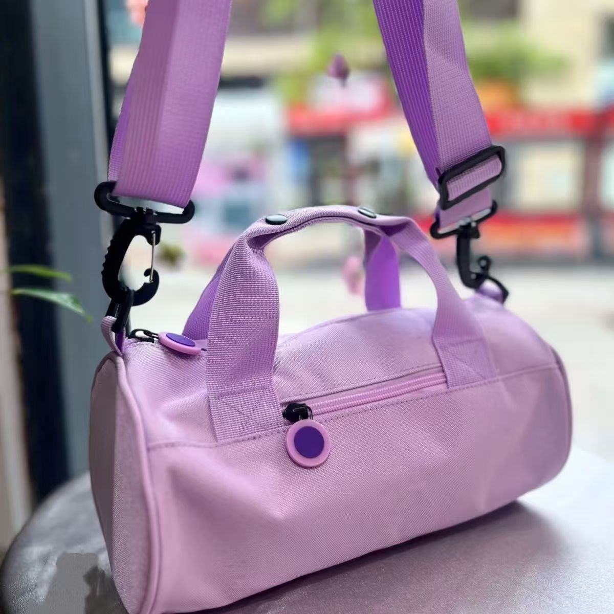 Niños transfronterizos más LOGO Primavera entre padres e hijos Danza Fitness Natación Yoga Bolsa de viaje Bolsa de deporte portátil ligera Impresión