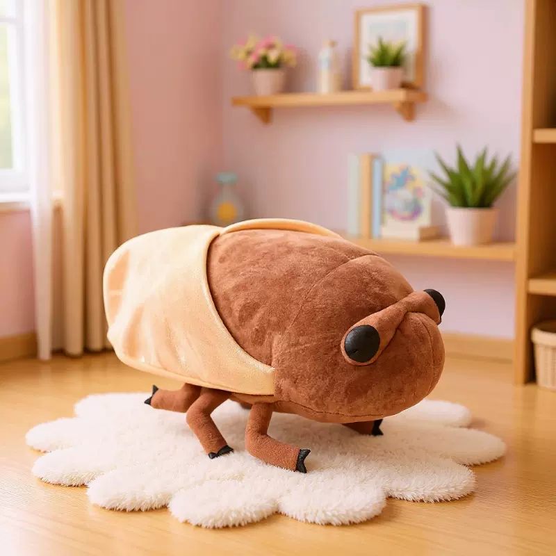 金蝉知了仿真动物昆虫定制精品精致玩偶来图来样定制