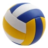 No. 4 volleyball/yellow blue and white