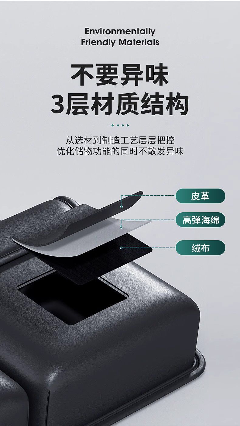 Wholesale of cross-border car trunk organizer bags, multi-functional adhesive storage bags for car seats and backrests