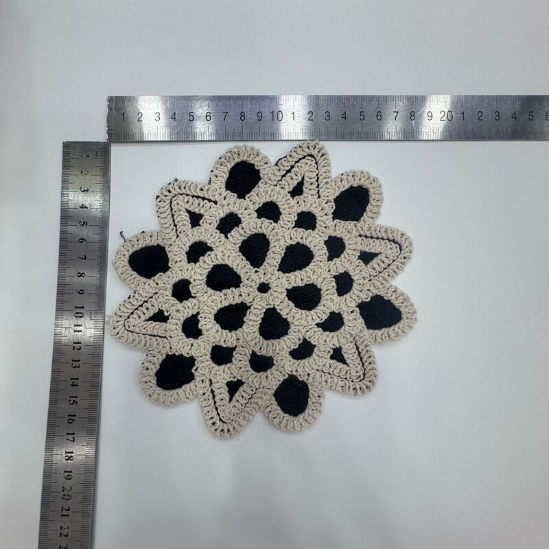 厂家批发 刺绣花边服装辅料DIY布贴机织仿手钩粗棉服饰服装辅料|undefined