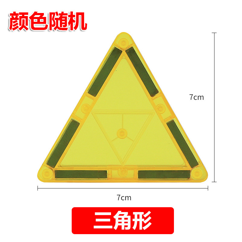 Triangular colored window