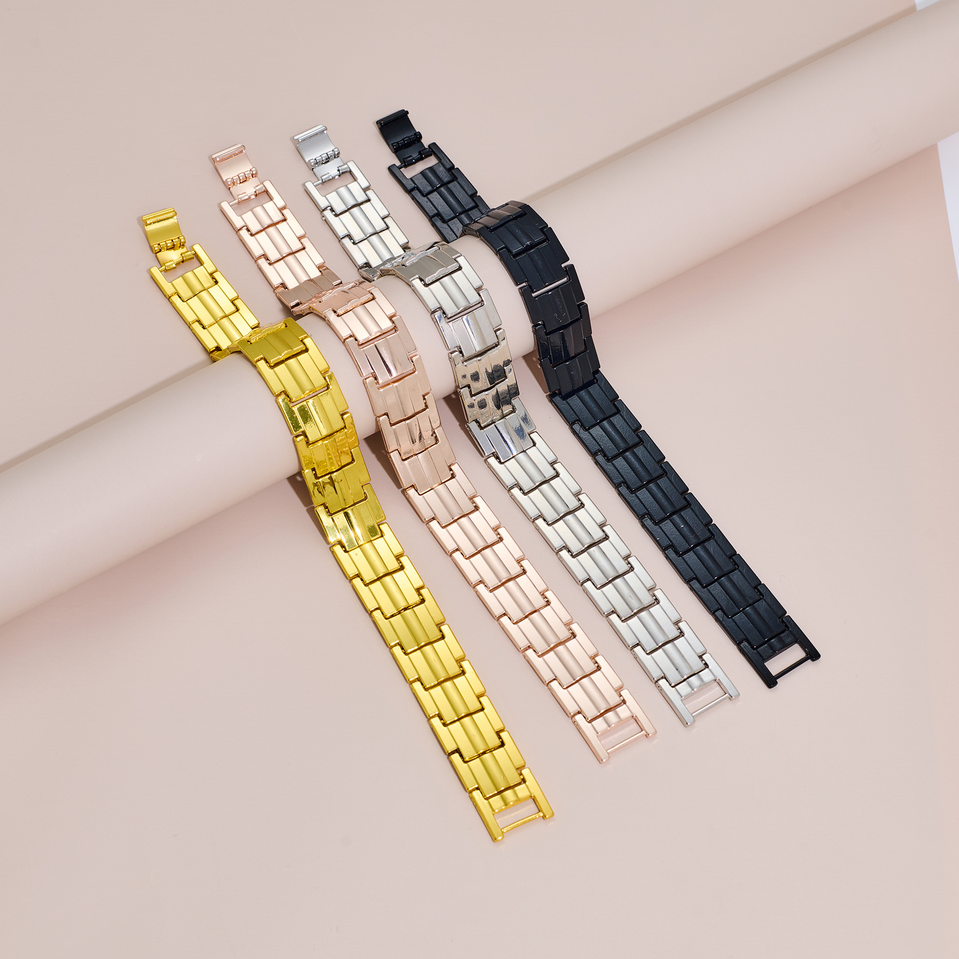 Amazon's Popular Cross-Border Watch Chain Jewelry, Detachable Double-Row Magnet Men's Bracelet, European and American Couple Bracelets