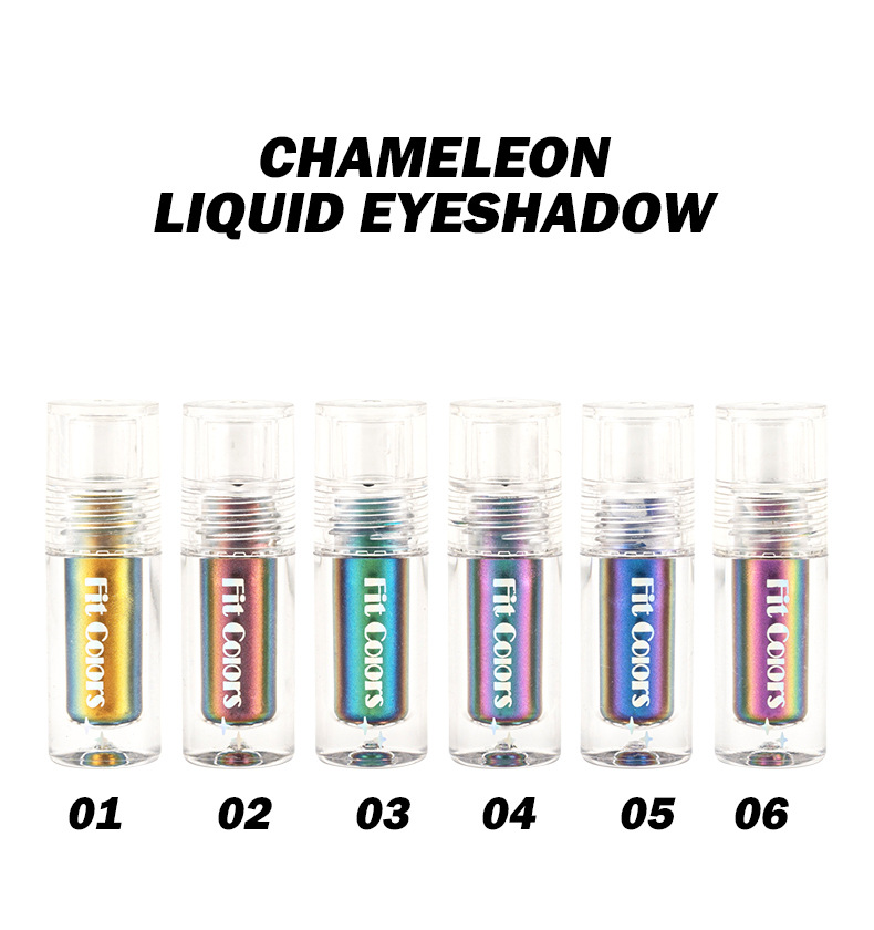 Fit Colors Optical Chameleon Eyeshadow Liquid, Light-changing high-gloss film-forming Eyeshadow Liquid Lip Gloss details Picture