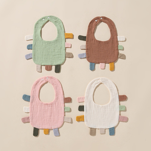 Baby bib saliva towel baby pure cotton gauze anti-vomiting child eating bib towel thin summer soothing absorbent water