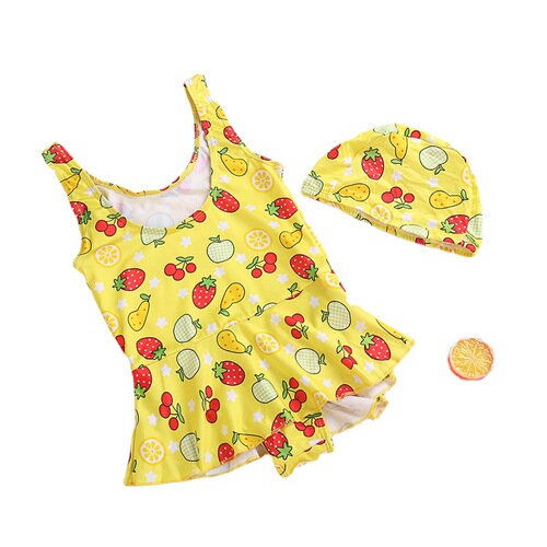 Children's swimsuit, unisex one-piece summer swimsuit for girls, professional swimsuit for kids (small, medium, large), princess dress, baby swimwear