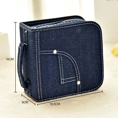 case for 40 discs, disc | Multimediya və saxlama aksesuarları - 60-piece-small-size-denim-fabric